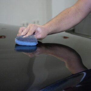 KOCH CHEMIE – Microfiber Applicator Pad Blauw / Grijs