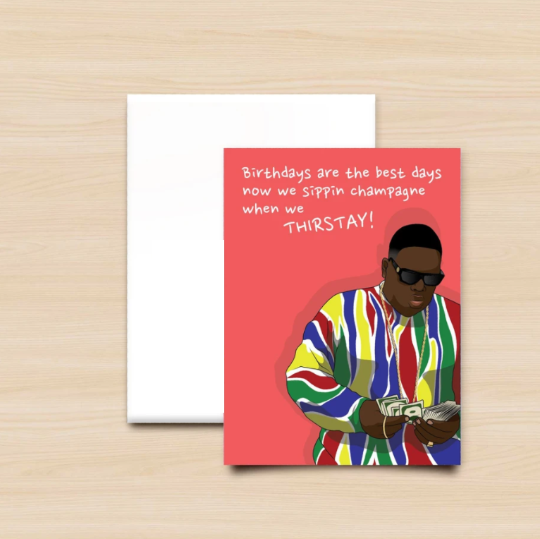 COOL&FAMOUS Wenskaart B.I.G