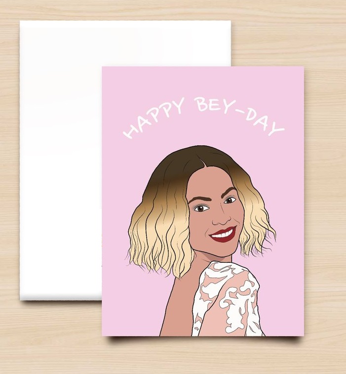 COOL&FAMOUS WENSKAART BEYONCE B-Day