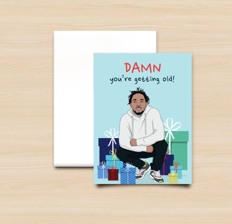 COOL&FAMOUS Wenskaart KENDRICK LAMAR