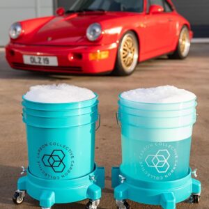 CARBON COLLECTIVE – Clear Teal Detailing Bucket – 20L