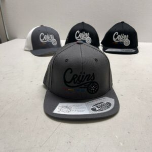 CRIJNS SNAPBACK PET GRIJS / ZWART Logo