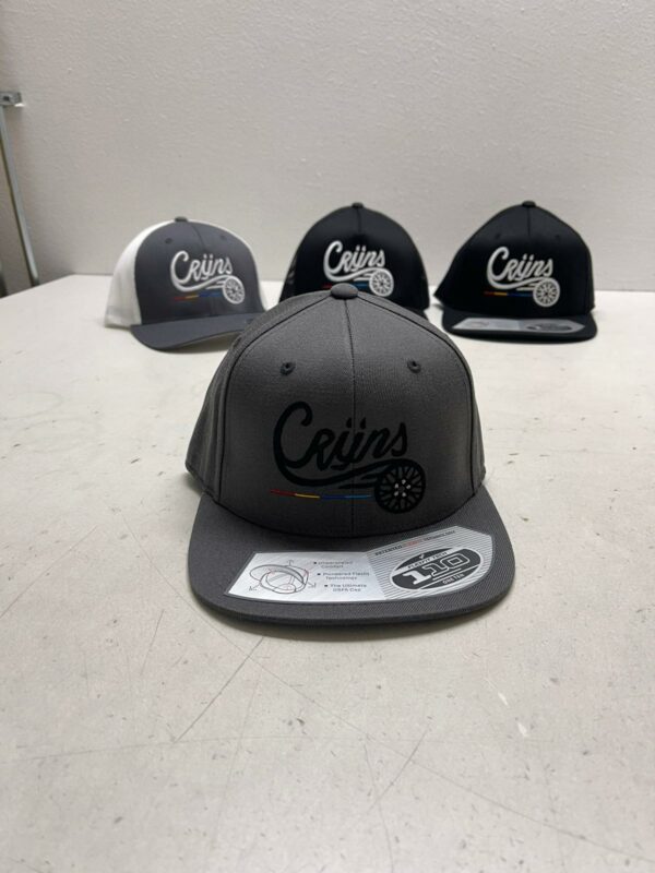 CRIJNS SNAPBACK PET GRIJS / ZWART Logo