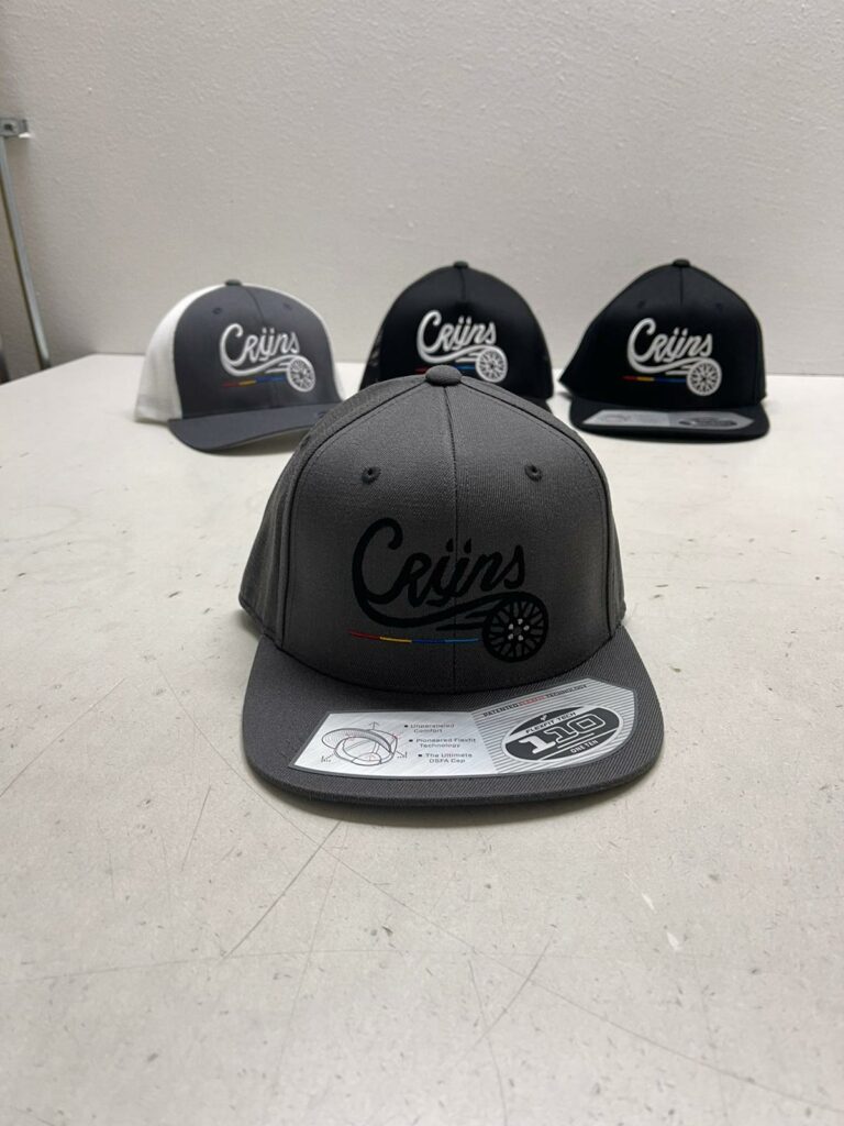 CRIJNS SNAPBACK PET GRIJS / ZWART Logo