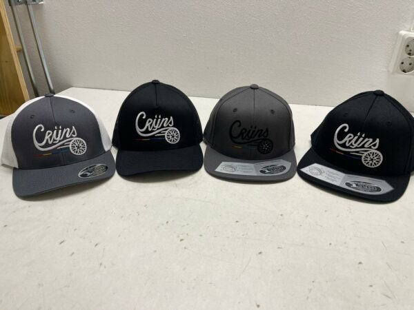 CRIJNS SNAPBACK PET GRIJS / ZWART Logo
