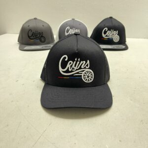 CRIJNS TRUCKER PET ZWART / WIT Logo