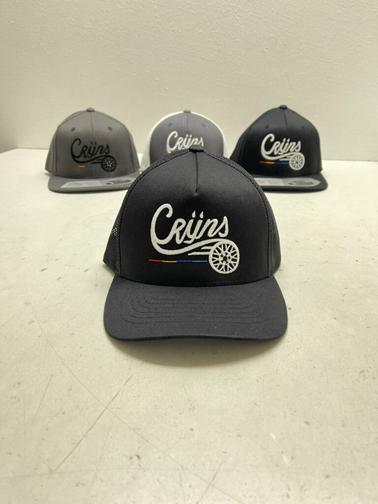 CRIJNS TRUCKER PET ZWART / WIT Logo