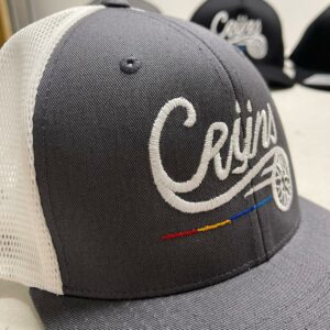 CRIJNS SNAPBACK PET ZWART / WIT Logo