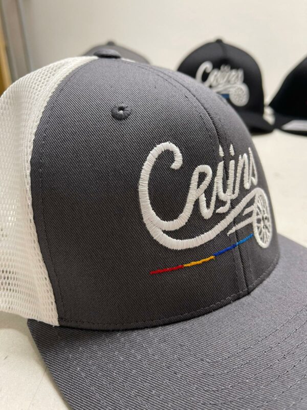 CRIJNS SNAPBACK PET ZWART / WIT Logo