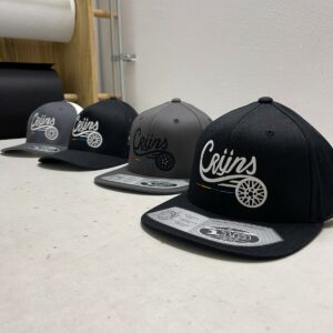 CRIJNS SNAPBACK PET GRIJS / ZWART Logo