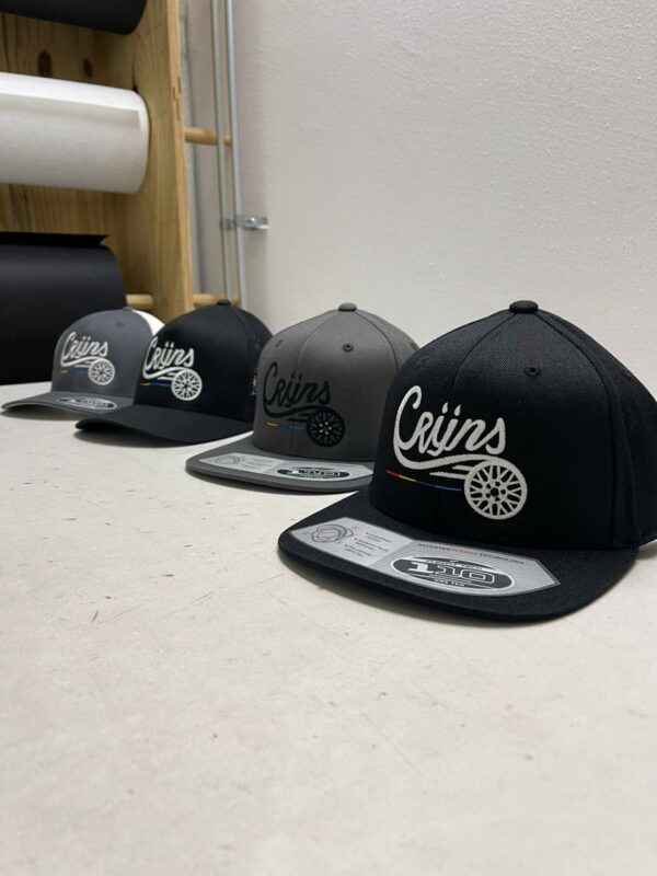 CRIJNS SNAPBACK PET GRIJS / ZWART Logo
