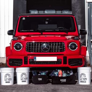 GYEON – Wash Bucket Stickers Set – WASH – RINSE – WHEELS