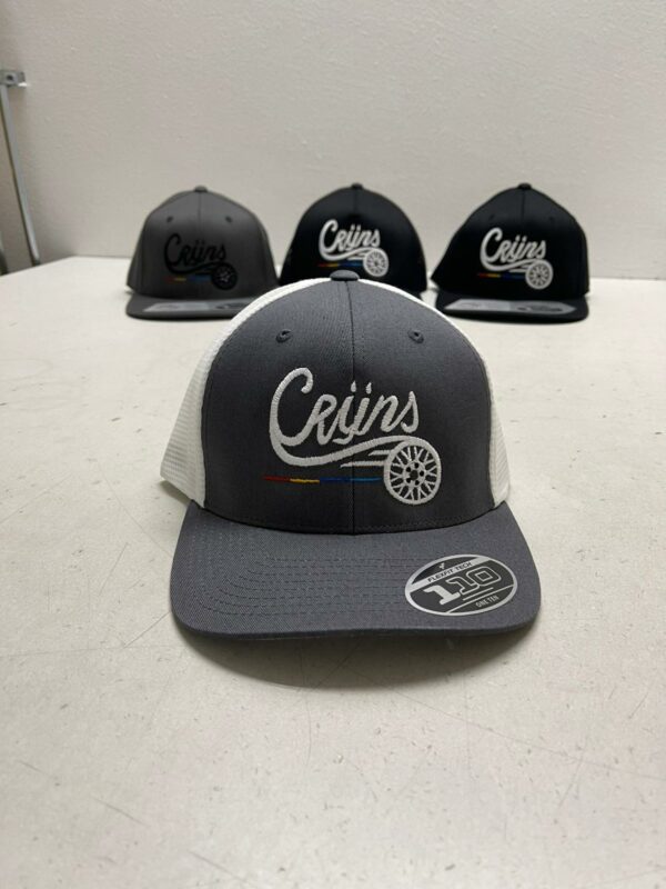 CRIJNS SNAPBACK PET GRIJS / ZWART Logo