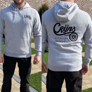CRIJNS KWALITEITS HOODIE GRIJS / ZWART Logo