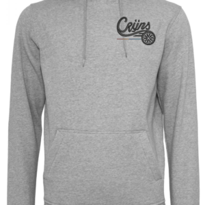CRIJNS KWALITEITS HOODIE GRIJS / ZWART Logo
