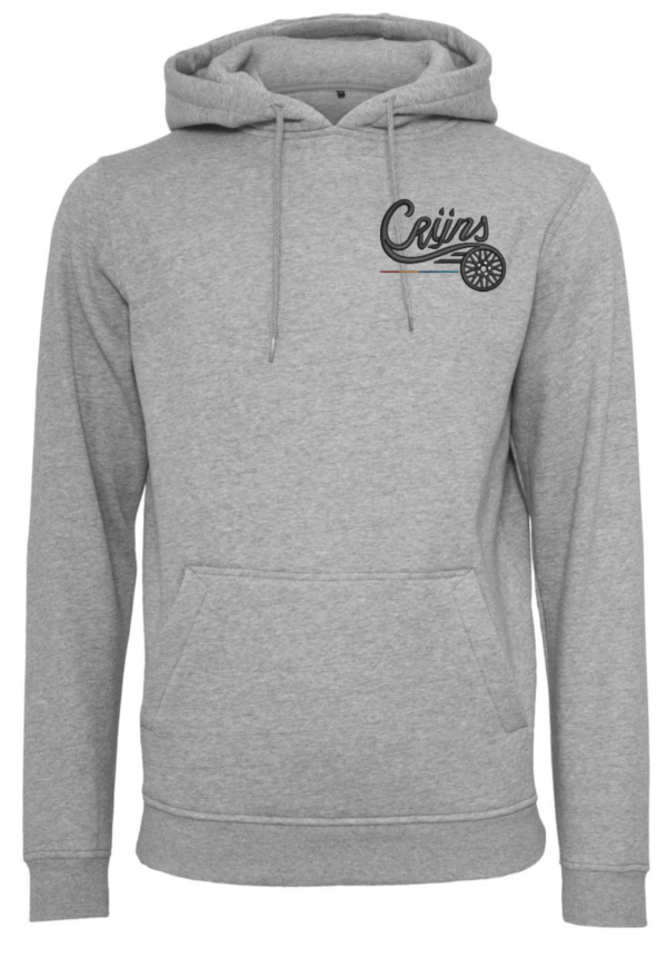 CRIJNS KWALITEITS HOODIE GRIJS / ZWART Logo
