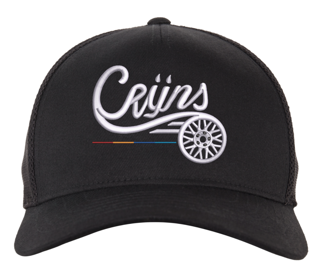 CRIJNS TRUCKER PET ZWART / WIT Logo