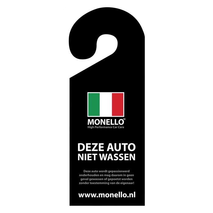 MONELLO - Spiegelhanger "Niet Wassen" - Do Not Wash