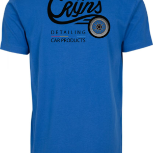 CRIJNS KWALITEITS T-SHIRT BLAUW / ZWART Logo