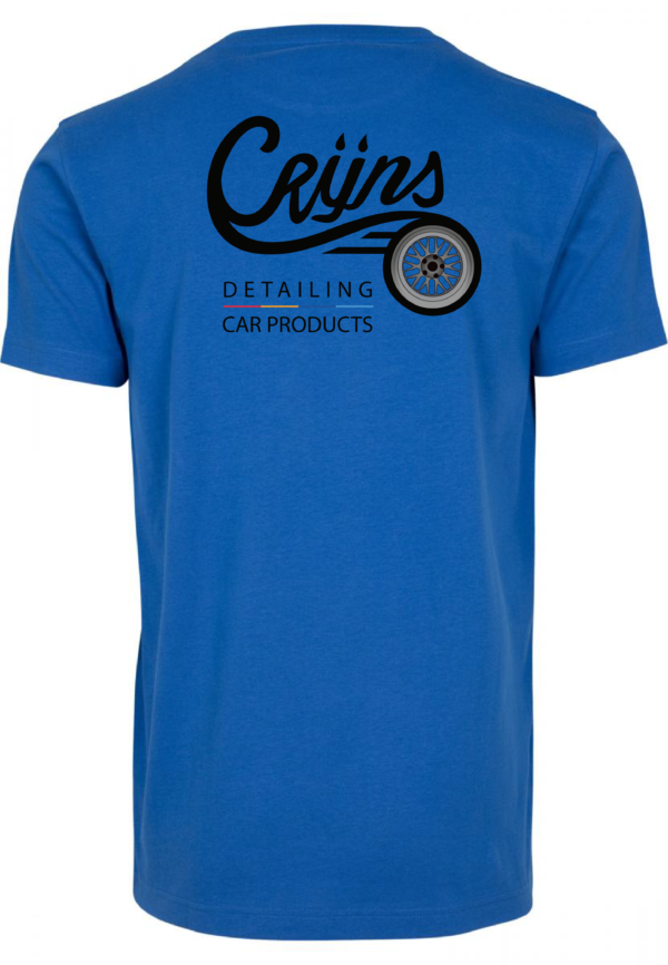 CRIJNS KWALITEITS T-SHIRT BLAUW / ZWART Logo