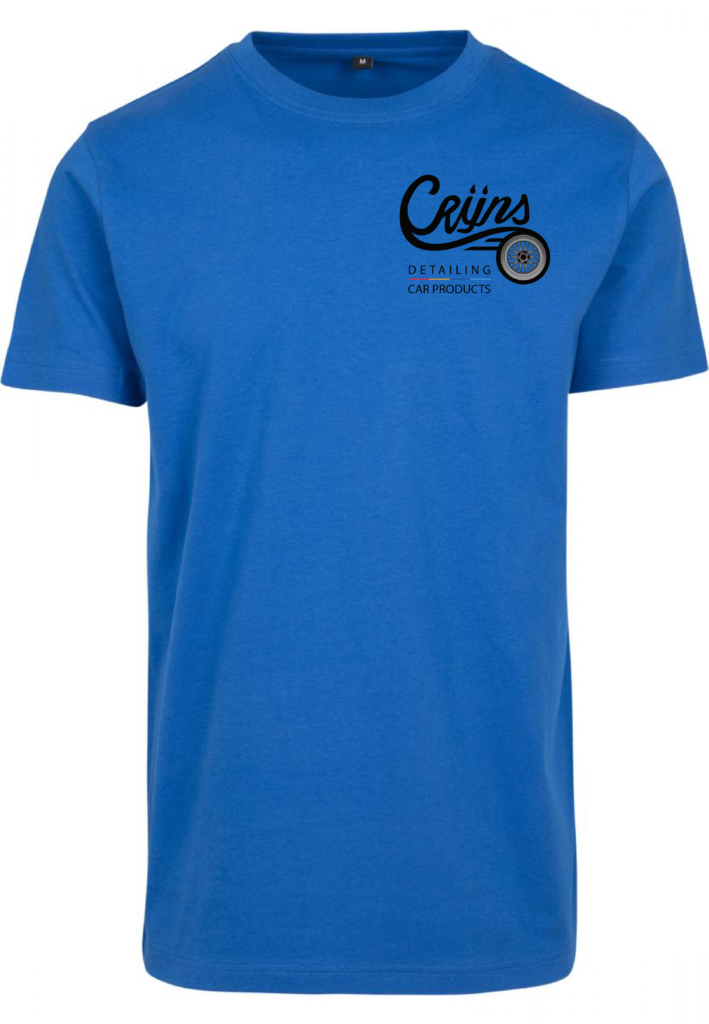 CRIJNS KWALITEITS T-SHIRT BLAUW / ZWART Logo