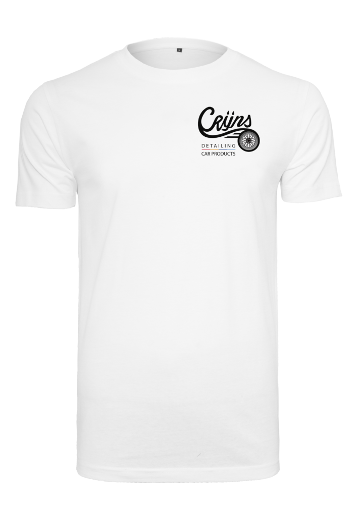 CRIJNS KWALITEITS T-SHIRT WIT / ZWART Logo