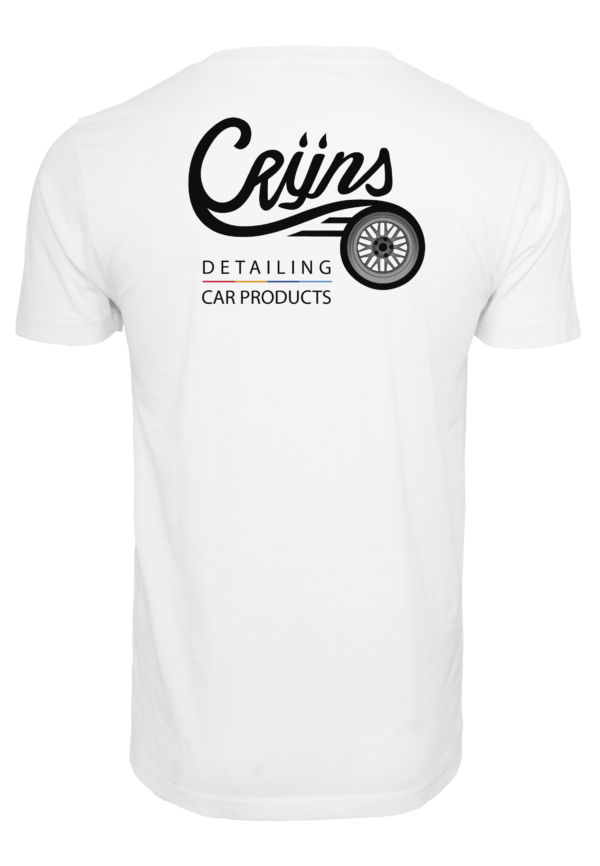 CRIJNS KWALITEITS T-SHIRT WIT / ZWART Logo