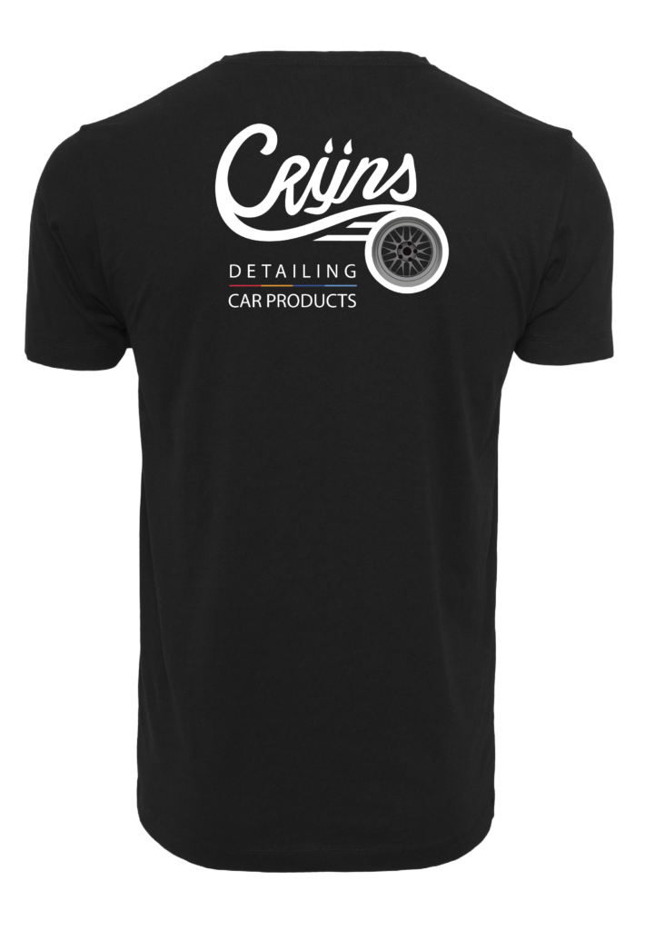 CRIJNS KWALITEITS T-SHIRT ZWART / WIT Logo