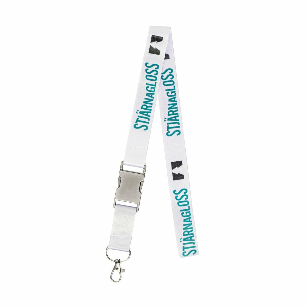 STJÄRNAGLOSS - Länyard - Pinch Logo & Metal Clip