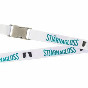 STJÄRNAGLOSS – Länyard – Pinch Logo & Metal Clip