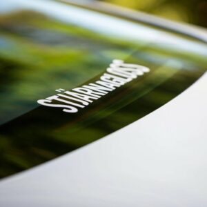 STJÄRNAGLOSS – Vinyl Sticker White