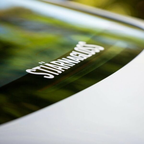 STJÄRNAGLOSS – Vinyl Sticker White
