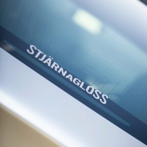 STJÄRNAGLOSS – Vinyl Sticker White