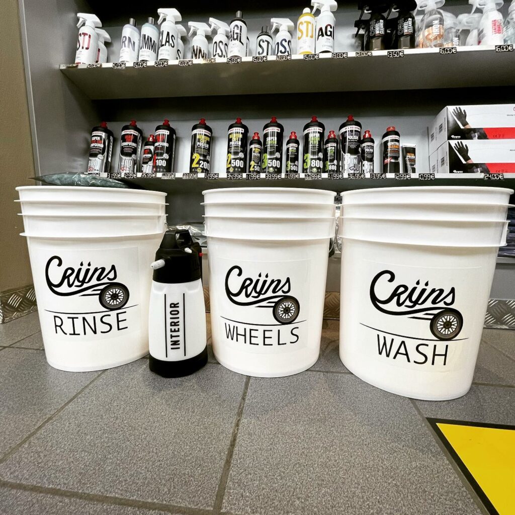 CRIJNS - Sticker Set - WHEELS / RINSE / WASH