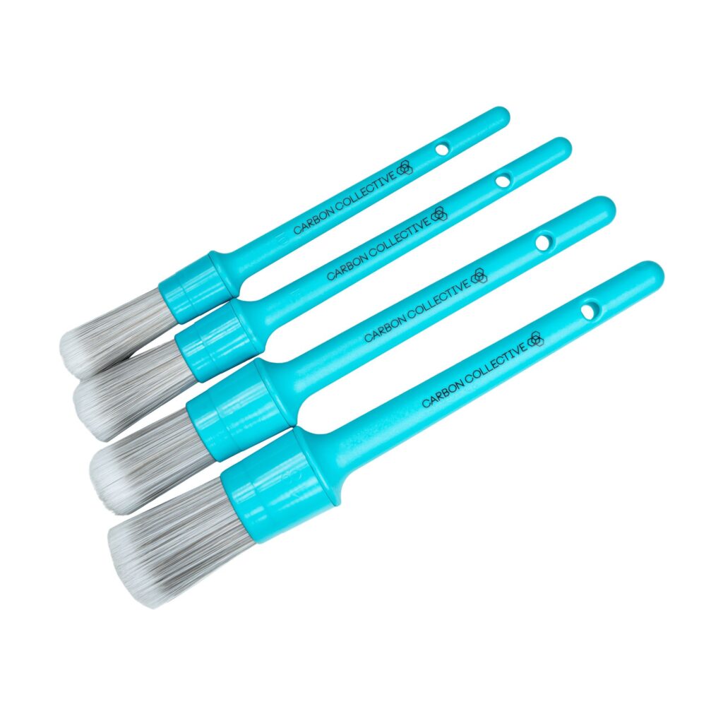 CARBON COLLECTIVE - Firm Bristle Detailing Brush Set - 4 Items