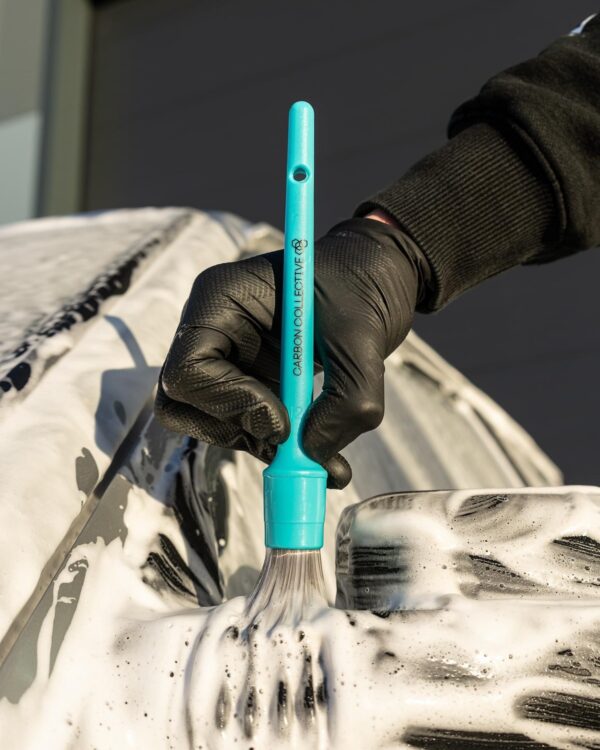 CARBON COLLECTIVE – Firm Bristle Detailing Brush Set – 4 Items