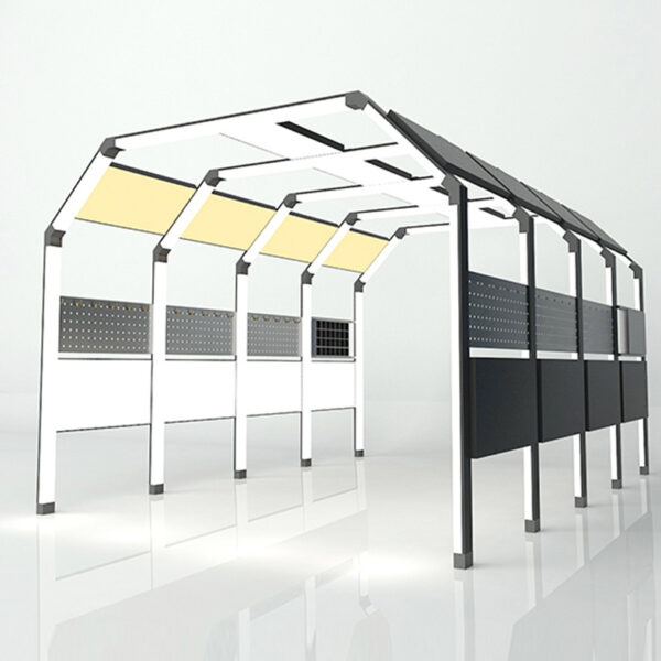 CRIJNS – Led Tunnel 4 – L5370cm – B4000cm – H2615cm – 830W
