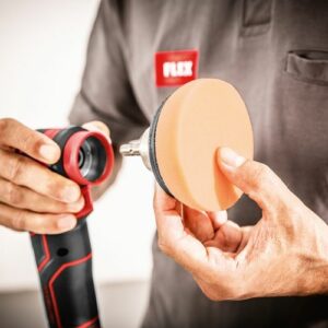 FLEX - PXE80 12-EC/2,5 Set De slimme accu-polijstmachine 12v, roterend en excentrisch vrijlopend - Kit Met Accessoires