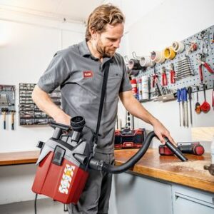 FLEX – VC 6 L MC 18.0 Compacte stofzuiger met manuele filterreiniging, 6 L, Klasse L