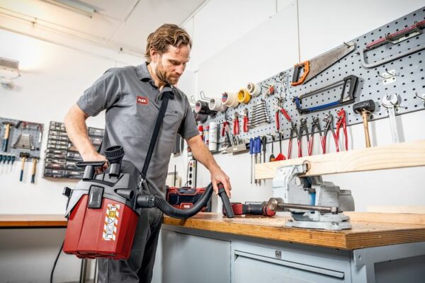 FLEX – VC 6 L MC 18.0 Compacte stofzuiger met manuele filterreiniging, 6 L, Klasse L