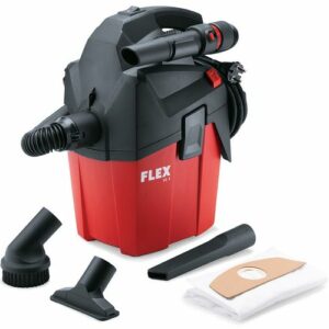 FLEX – VC 6 L MC Compacte stofzuiger met handmatige filterreiniging, 6 L, Klasse L – 1200Watt