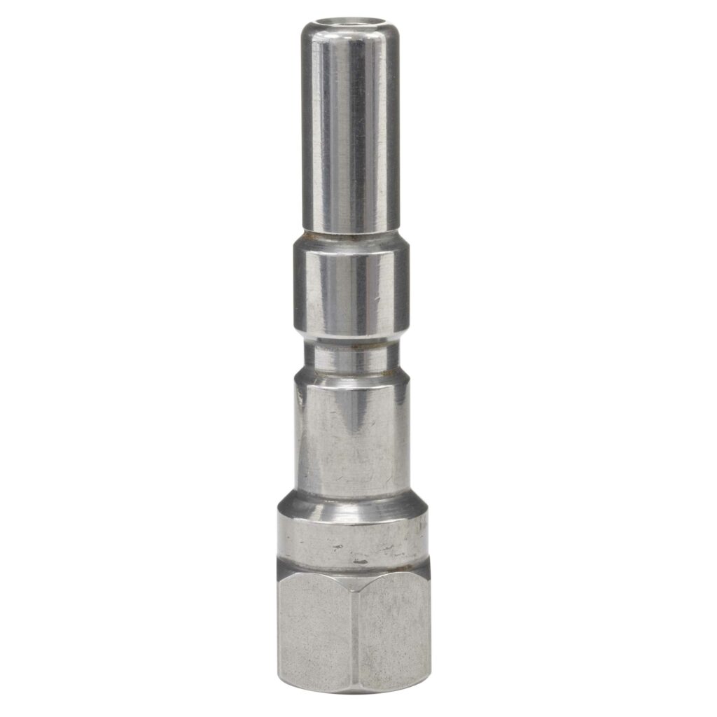 R+M Suttner Steeknippel / Quick Connect 1/4 IG KW SW19 - D12 Industrial RVS Binnendraad