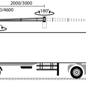 R+M Suttner Zwaaiarm RVS Vrachtwagen