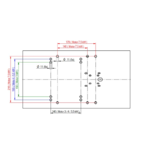 R+M Suttner Muurconsole / Wandhouder RVS Voor Combinaties Motor Pompen