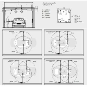 R+M Suttner Zwaaiarm RVS