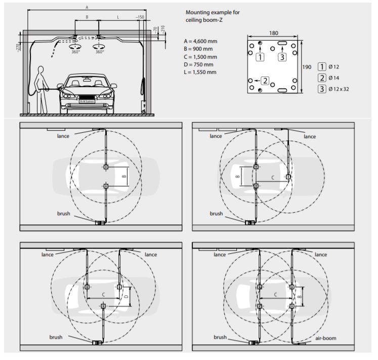 R+M Suttner Zwaaiarm RVS