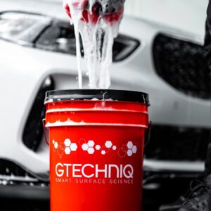 GTECHNIQ – Detailing Bucket / Emmer – Grit Guard – Sealing Lid – 20L