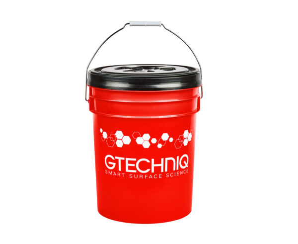 GTECHNIQ – Detailing Bucket / Emmer – Grit Guard – Sealing Lid – 20L