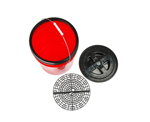 GTECHNIQ – Detailing Bucket / Emmer – Grit Guard – Sealing Lid – 20L