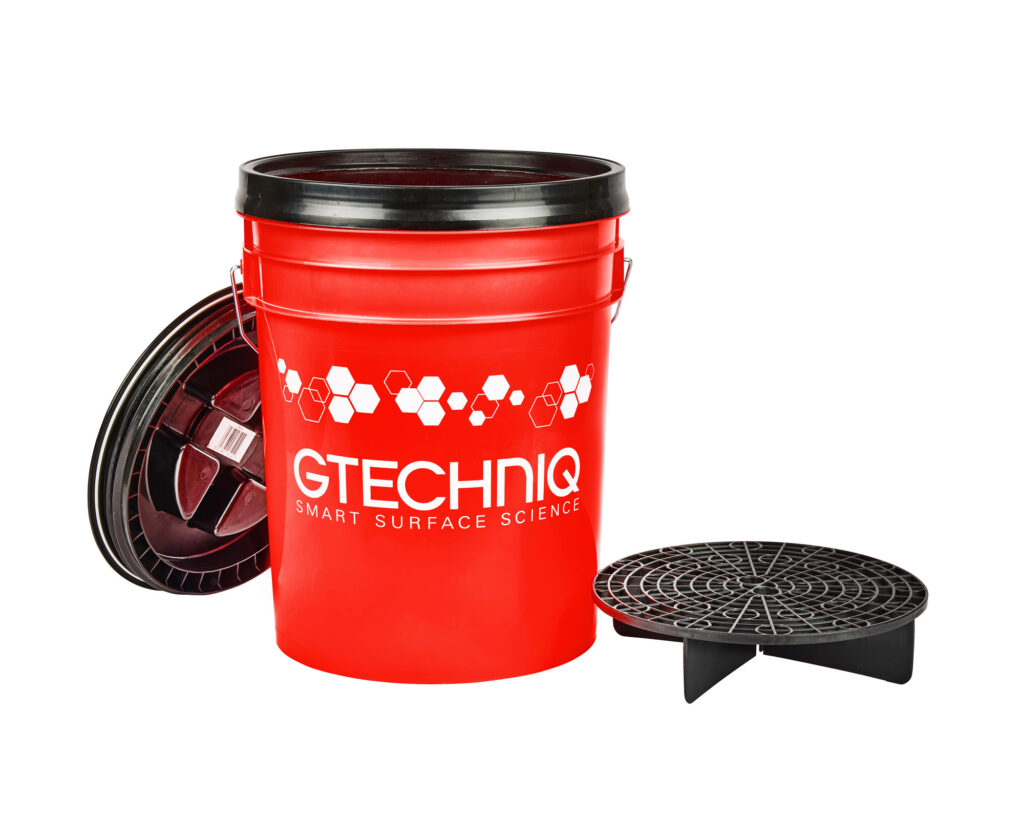 GTECHNIQ - Detailing Bucket / Emmer - Grit Guard - Sealing Lid - 20L
